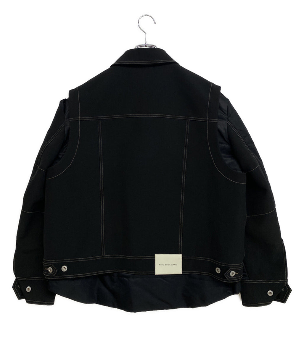 Feng Chen Wang フェン・チェン・ワン セパレートコンビジャケット メンズ SIZE S
