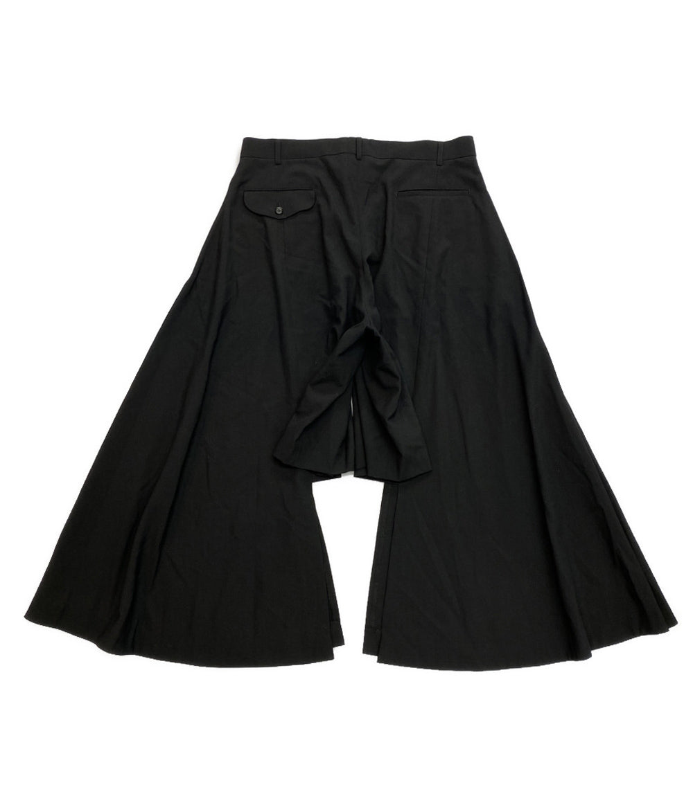 COMME des GARCONS HOMME PLUS ウールギャバジンアシンメトリーパンツ