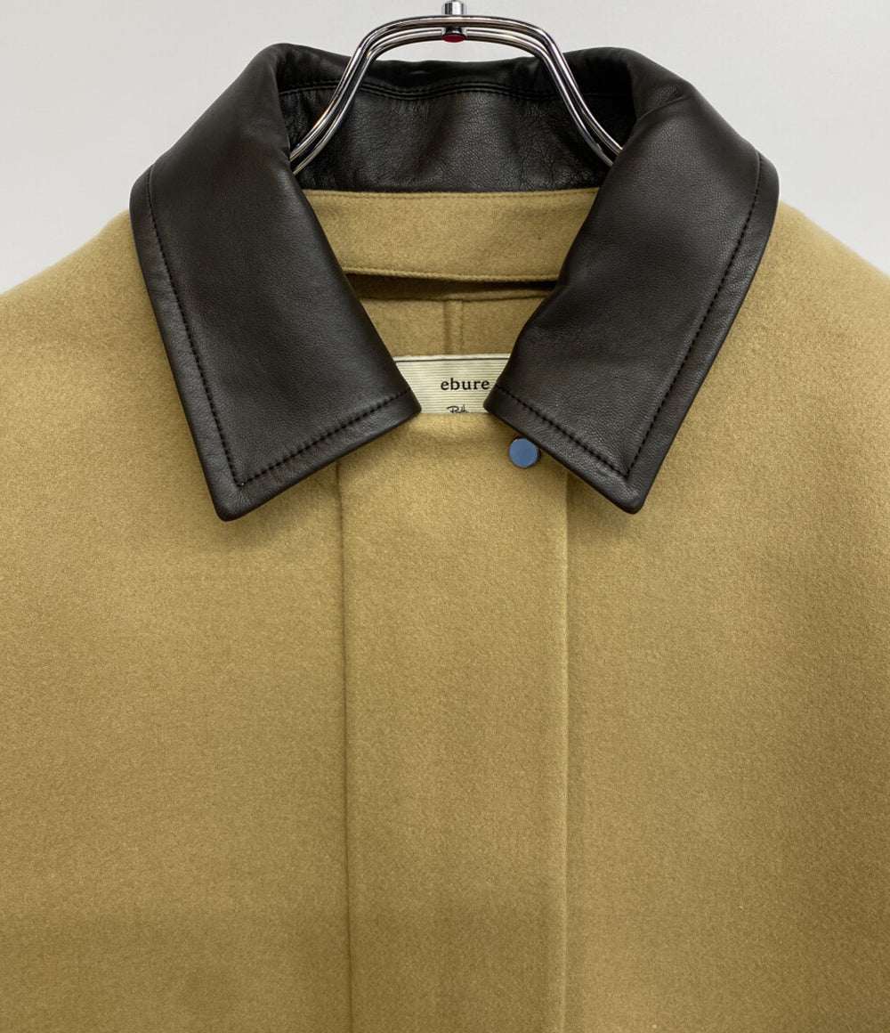 美品 ebure エブール ジロンラムメルトン ブルゾン レディース SIZE 36