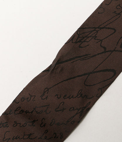 Berluti スカーフ カリグラフィー ツイリー ブラウン レディース ベルルッティ