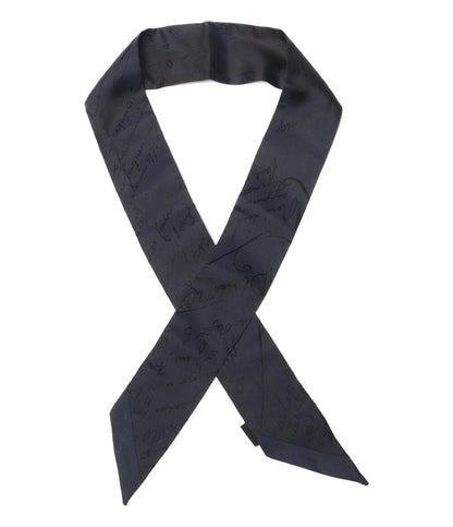 Berluti スカーフ カリグラフィー ツイリー ネイビー レディース ベルルッティ