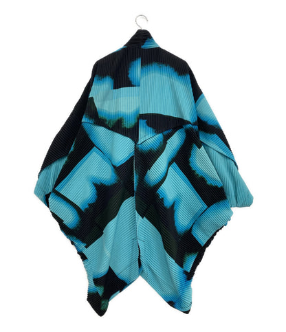 HOMME PLISSE ISSEY MIYAKE ポンチョコート LANTERN COAT 22AW HP23JA170 メンズ SIZE 3 オム プリッセ イッセイミヤケ