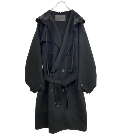 J.W.ANDERSON コート カットオフ ダブルブレスト フーデッドロングコート メンズ SIZE XS ジェイダブリューアンダーソン