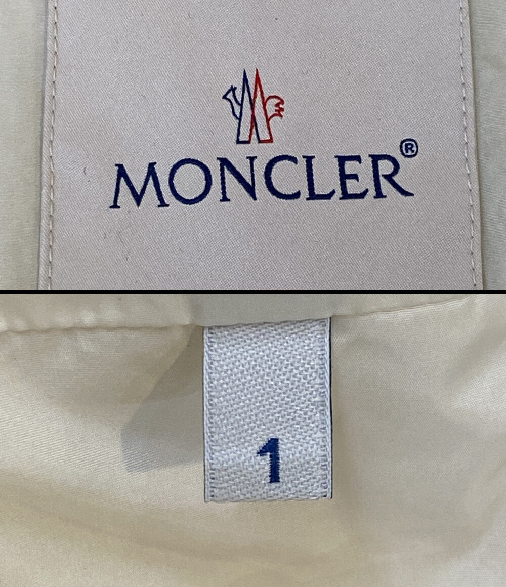 【極上美品】MONCLER PRINTSEPSレインコートアイボリー MONCLER レインコート PRINTSEPS メンズ SIZE 1 モンクレール