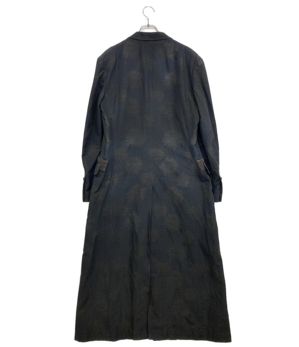 YOHJI YAMAMOTO POUR HOMME コート DUNGAREE JQ BLACK LONG JACKET 24AW HO-J47-006 メンズ SIZE 3 ヨウジヤマモトプールオム