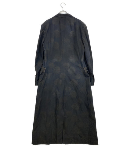 YOHJI YAMAMOTO POUR HOMME コート DUNGAREE JQ BLACK LONG JACKET 24AW HO-J47-006 メンズ SIZE 3 ヨウジヤマモトプールオム