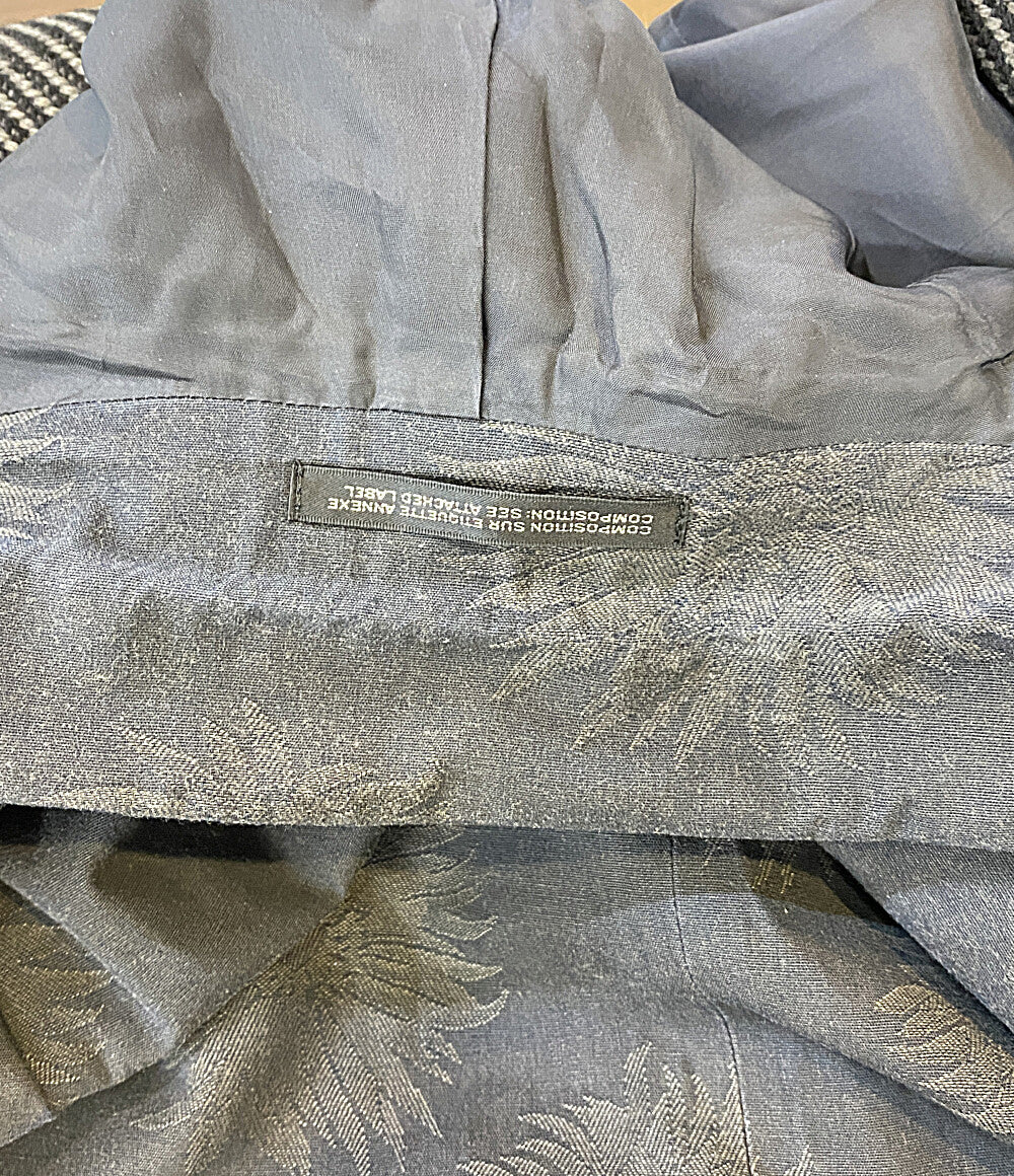 YOHJI YAMAMOTO POUR HOMME コート DUNGAREE JQ BLACK LONG JACKET 24AW HO-J47-006 メンズ SIZE 3 ヨウジヤマモトプールオム