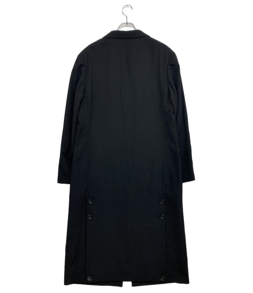 YOHJI YAMAMOTO POUR HOMME コート WOOL GABARDINE LONG JACKET 25SS HP-J49-100 メンズ SIZE 3 ヨウジヤマモトプールオム