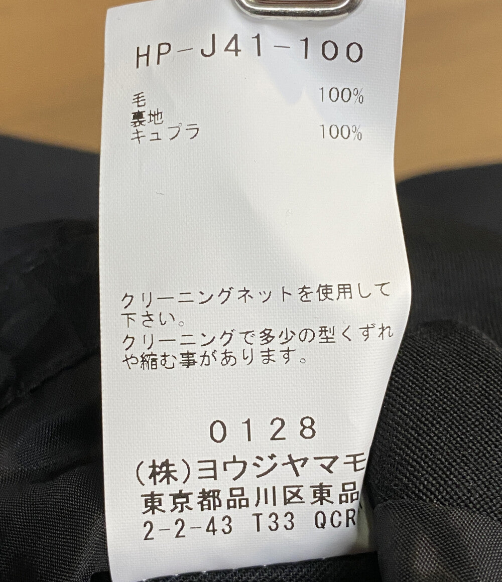 YOHJI YAMAMOTO POUR HOMME ジャケット WOOL GABARDINE BACK OPENING JACKET HP-J41-100 メンズ SIZE 3 ヨウジヤマモトプールオム