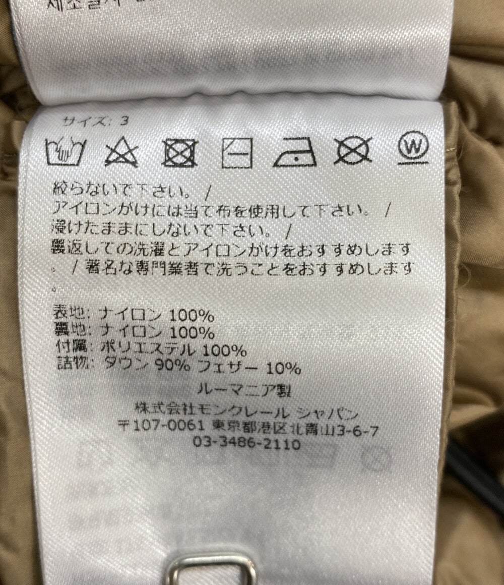 MONCLER × Palm Angels パームエンジェルス ダウンジャケット RODMAN GIUBBOTTO 22AW メンズ SIZE 3 モンクレール