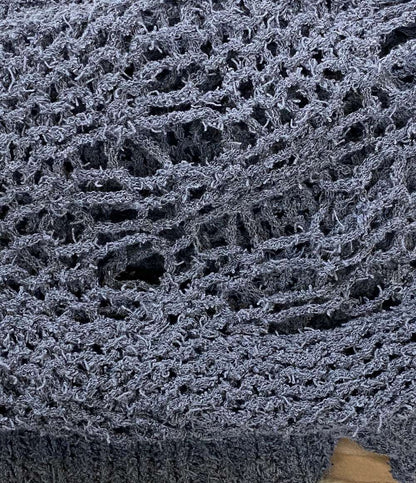 YOHJI YAMAMOTO POUR HOMME ニット DAMAGE PROCESSED GARTER ROUND NECK メンズ SIZE 3 ヨウジヤマモトプールオム