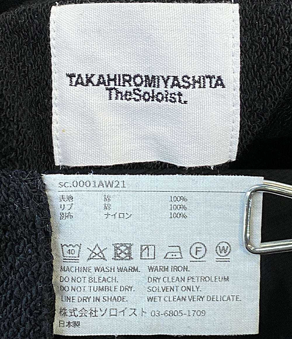 TAKAHIRO MIYASHITA The SoloIst. パーカー セーフティーピンジップ ボートネック 21AW 0001AW21 メンズ SIZE 52 タカヒロミヤシタザソロイスト