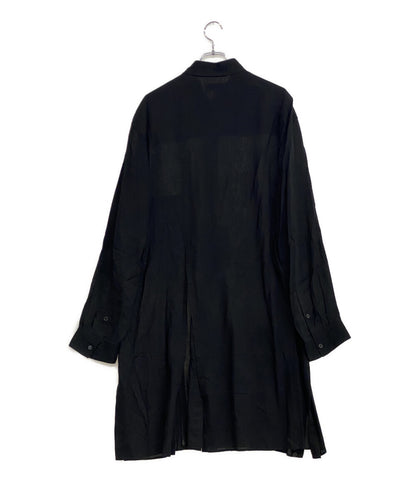 YOHJI YAMAMOTO POUR HOMME 長袖シャツ Cellulose Lawn Zip Button Blouse メンズ SIZE 4 ヨウジヤマモトプールオム