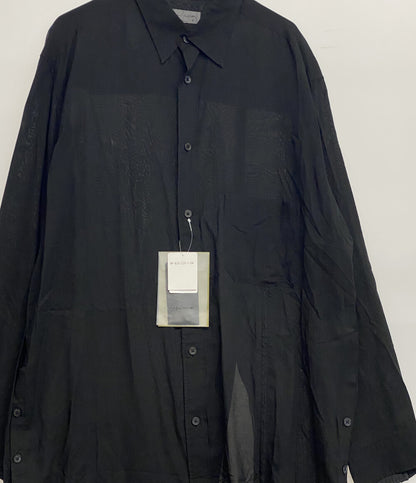YOHJI YAMAMOTO POUR HOMME 長袖シャツ Cellulose Lawn Zip Button Blouse メンズ SIZE 4 ヨウジヤマモトプールオム