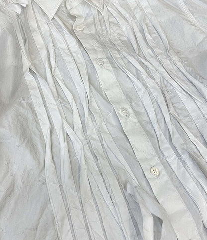 YOHJI YAMAMOTO POUR HOMME 長袖シャツ BROAD CHAIN STITCH BLOUSE WITH CLOTH 24AW HO-B68-514 メンズ SIZE 2 ヨウジヤマモトプールオム