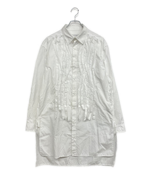 YOHJI YAMAMOTO POUR HOMME 長袖シャツ BROAD CHAIN STITCH BLOUSE