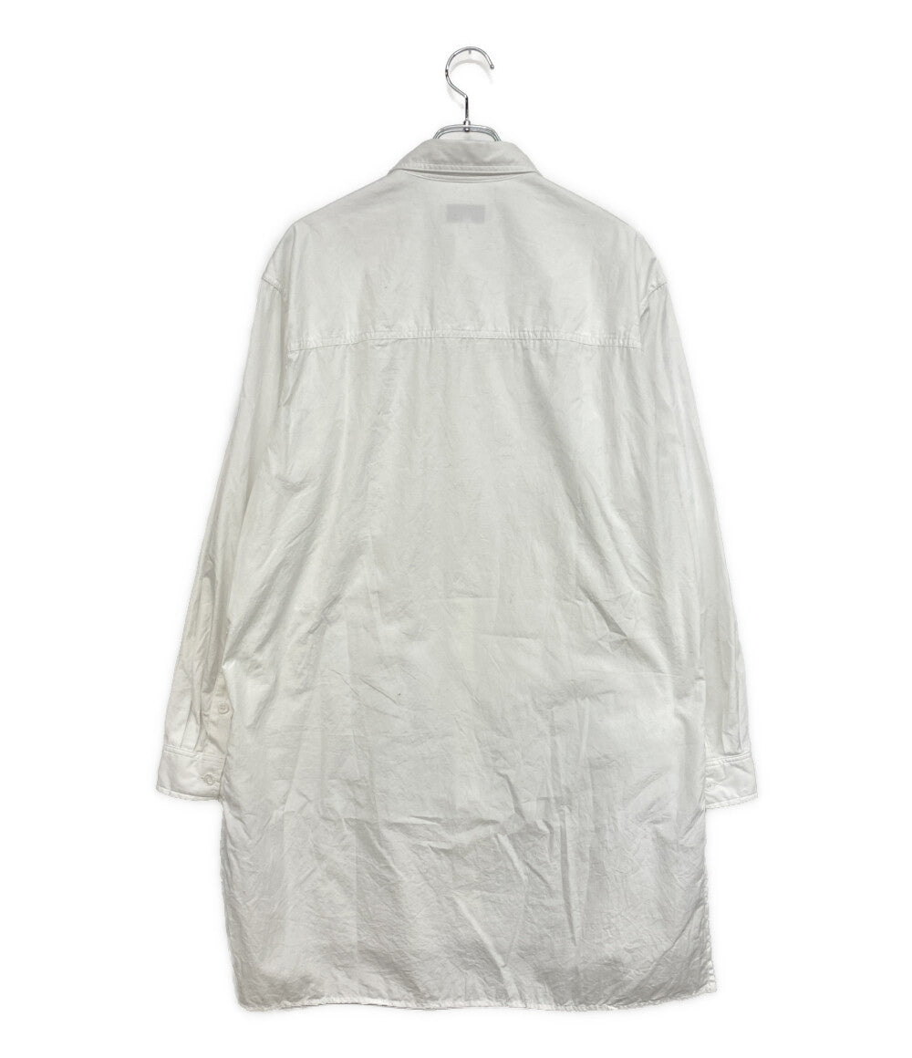YOHJI YAMAMOTO POUR HOMME 長袖シャツ BROAD CHAIN STITCH BLOUSE WITH CLOTH 24AW HO-B68-514 メンズ SIZE 2 ヨウジヤマモトプールオム