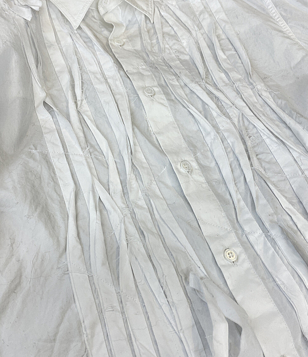 YOHJI YAMAMOTO POUR HOMME 長袖シャツ BROAD CHAIN STITCH BLOUSE