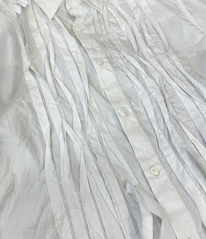 YOHJI YAMAMOTO POUR HOMME 長袖シャツ BROAD CHAIN STITCH BLOUSE WITH CLOTH 24AW HO-B68-514 メンズ SIZE 2 ヨウジヤマモトプールオム