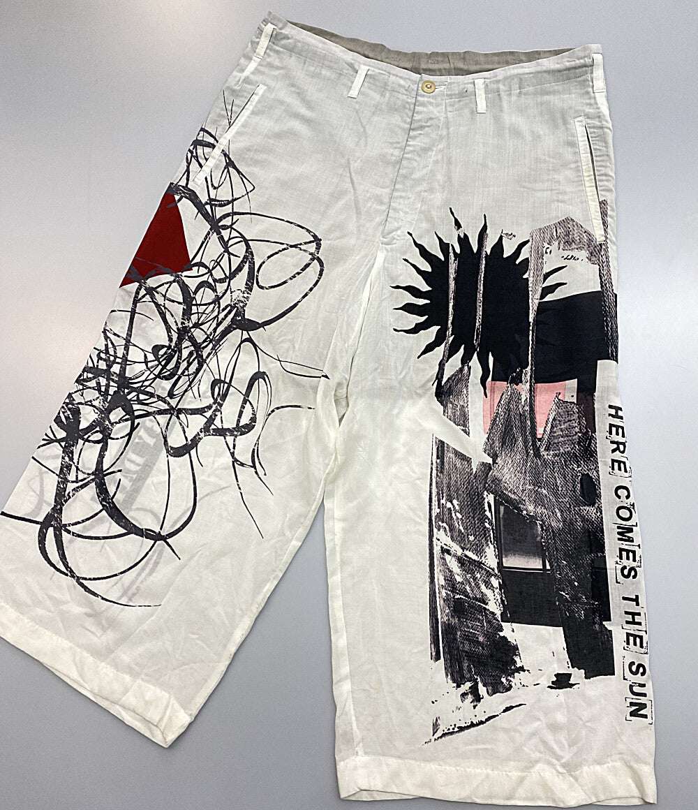 YOHJI YAMAMOTO POUR HOMME パンツ SUN MOTIF PRINT PANTS 25SS メンズ SIZE 2 ヨウジヤマモトプールオム