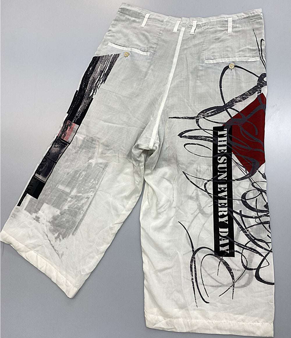 YOHJI YAMAMOTO POUR HOMME パンツ SUN MOTIF PRINT PANTS 25SS メンズ SIZE 2 ヨウジヤマモトプールオム