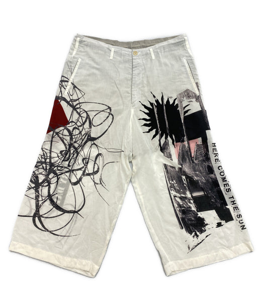 YOHJI YAMAMOTO POUR HOMME パンツ SUN MOTIF PRINT PANTS 25SS メンズ