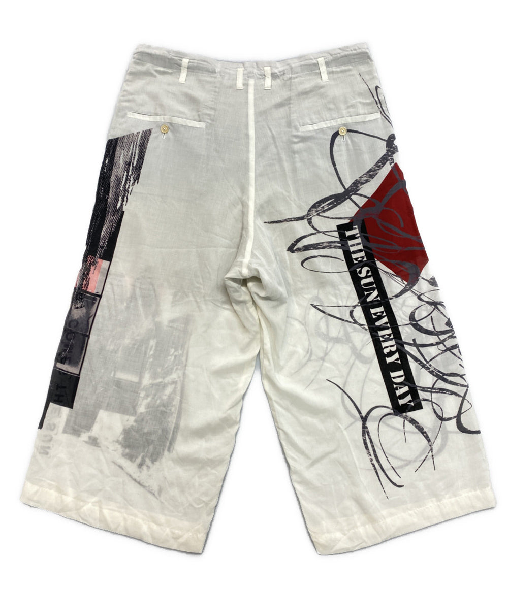 YOHJI YAMAMOTO POUR HOMME パンツ SUN MOTIF PRINT PANTS 25SS メンズ SIZE 2 ヨウジヤマモトプールオム