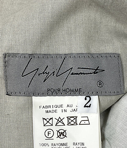 YOHJI YAMAMOTO POUR HOMME パンツ SUN MOTIF PRINT PANTS 25SS メンズ SIZE 2 ヨウジヤマモトプールオム