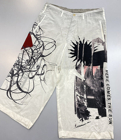 YOHJI YAMAMOTO POUR HOMME パンツ SUN MOTIF PRINT PANTS 25SS メンズ SIZE 2 ヨウジヤマモトプールオム