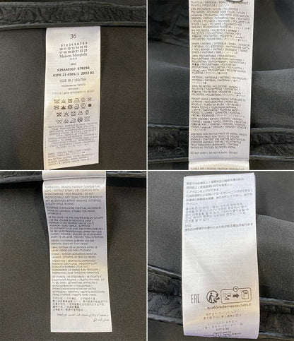 美品 Maison Margiela 1 フラワージャガードポンディングコート レディース SIZE 36 メゾンマルジェラ