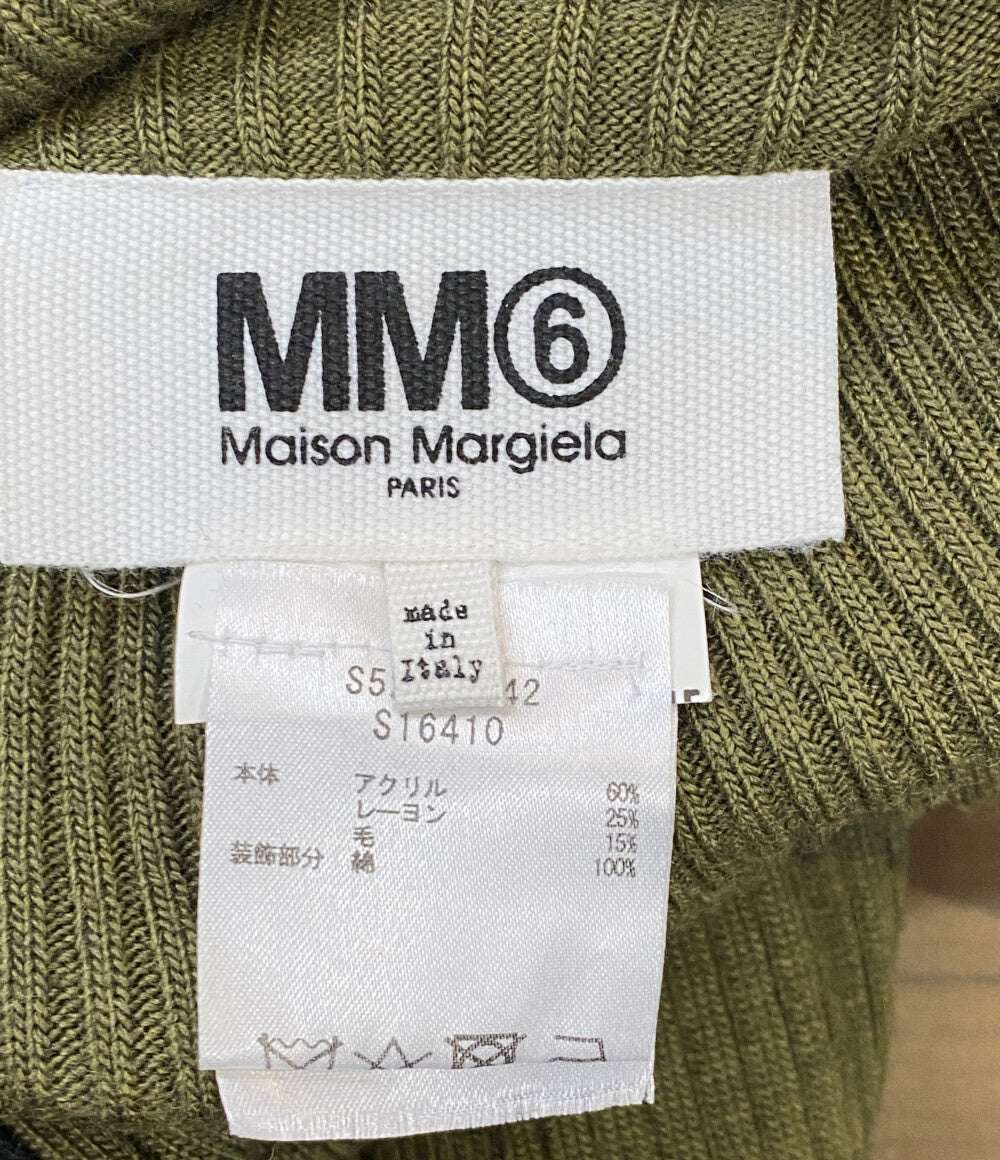 MM6 ハイネックリブニットワンピース レディース SIZE S エムエムシックス
