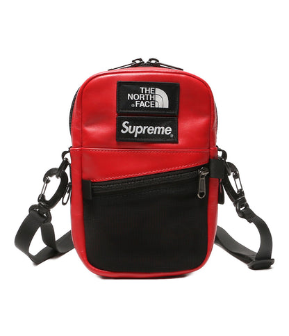 Supreme×THE NORTH FACE ザ・ノース・フェイス レザーショルダーバッグ メンズ シュプリーム