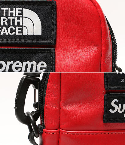 Supreme×THE NORTH FACE ザ・ノース・フェイス レザーショルダーバッグ メンズ シュプリーム