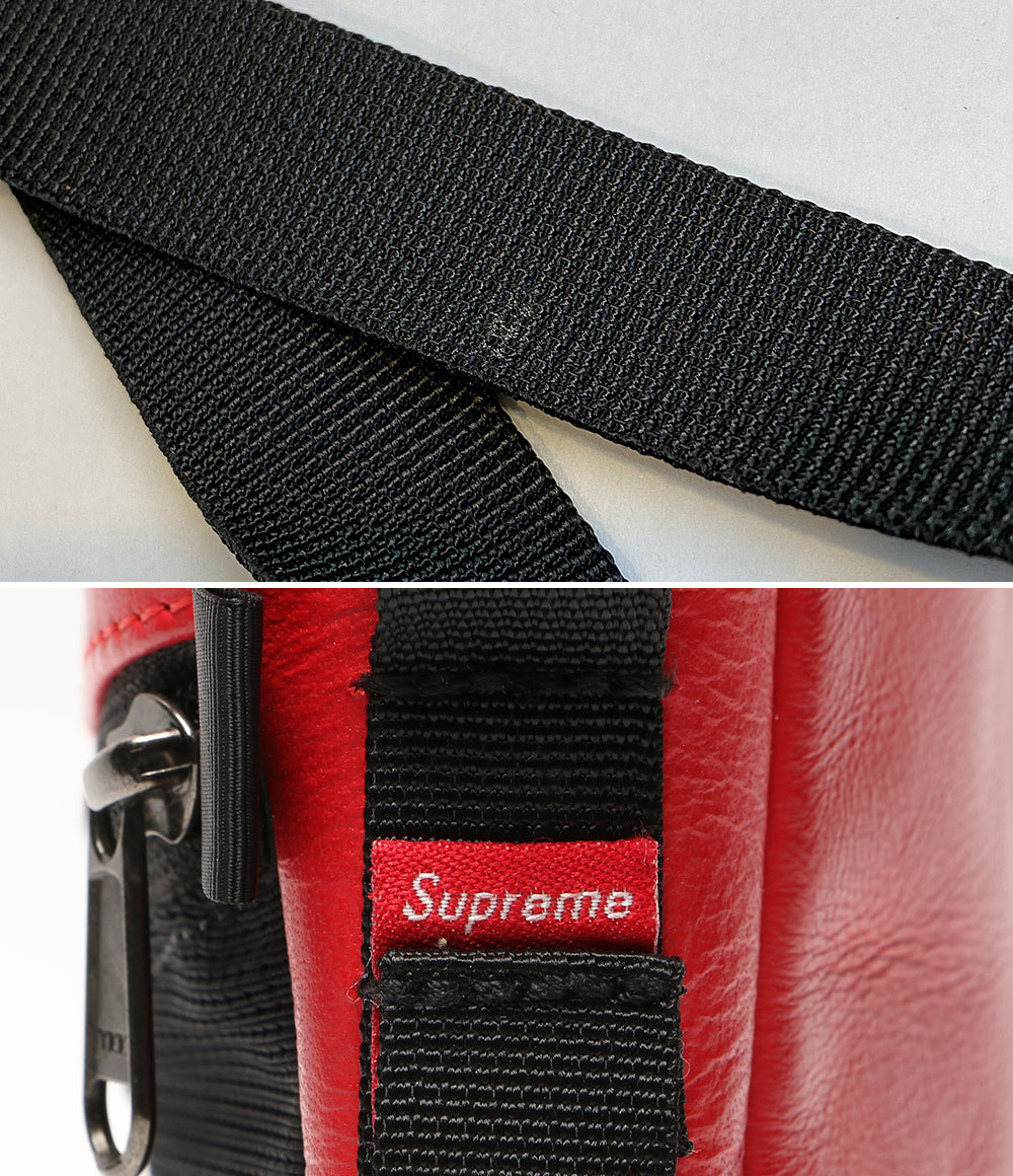 Supreme×THE NORTH FACE ザ・ノース・フェイス レザーショルダーバッグ メンズ シュプリーム