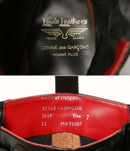 COMME des GARCONS HOMME PLUS ブーツ Lewis Leathers Atlantic boots メンズ SIZE 7 コムデギャルソンオムプリュス