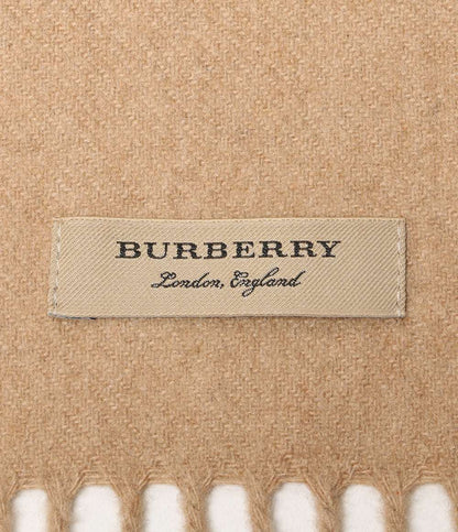 美品 BURBERRY ノバチェック カシミヤマフラー レディース バーバリー