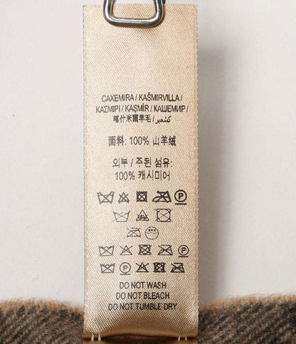 美品 BURBERRY ノバチェック カシミヤマフラー レディース バーバリー