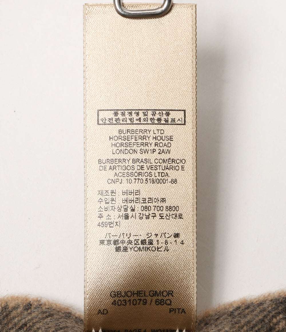 美品 BURBERRY ノバチェック カシミヤマフラー レディース バーバリー