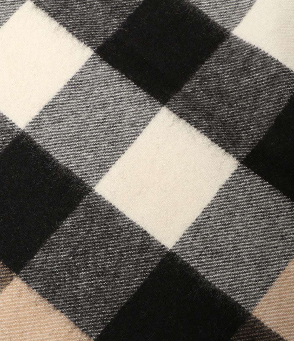 美品 BURBERRY ノバチェック カシミヤマフラー レディース バーバリー