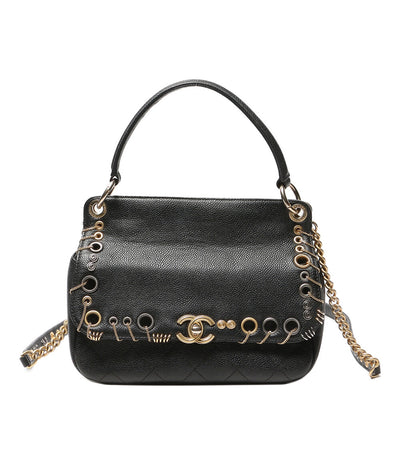 CHANEL ショルダーバッグ piercing chic キャビアチェーンショルダー 25338054 レディース シャネル