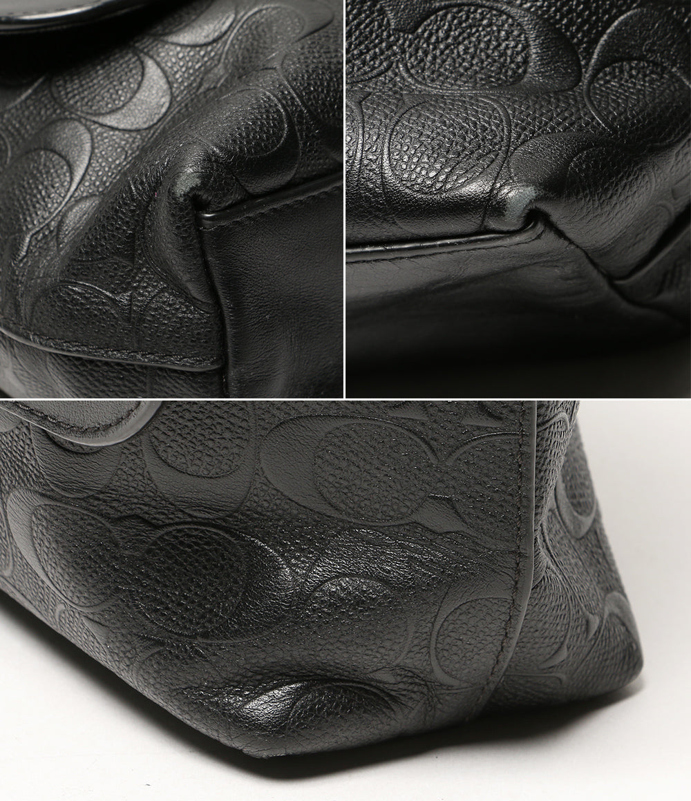 COACH チャールズ メッセンジャー ショルダーバッグ レザー　ブラック COACH ショルダーバッグ H1844 チャールズ メッセンジャー メンズ