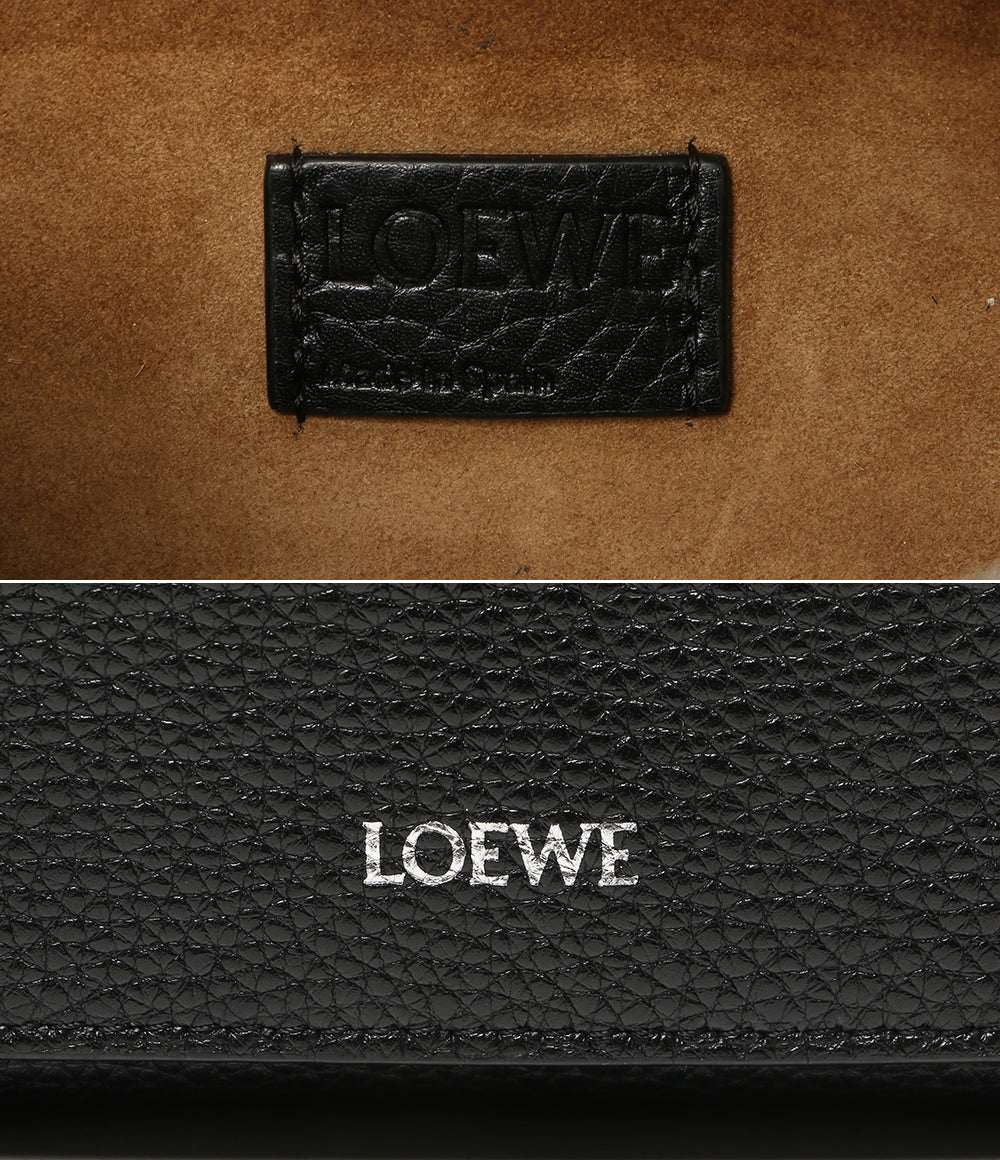 LOEWE メッセンジャーバッグ ペブル ブラック メンズ ロエベ