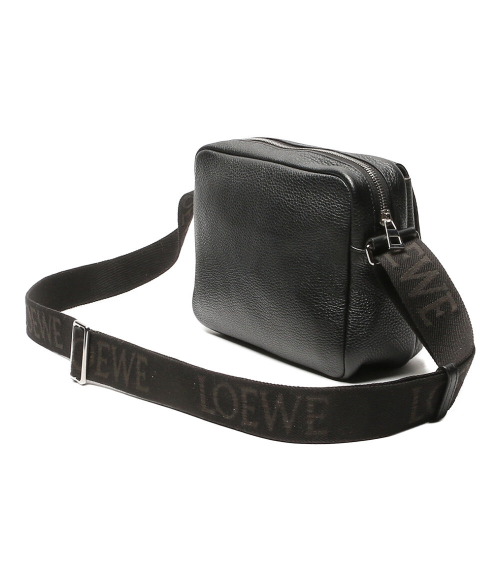 LOEWE メッセンジャーバッグ ペブル ブラック メンズ ロエベ