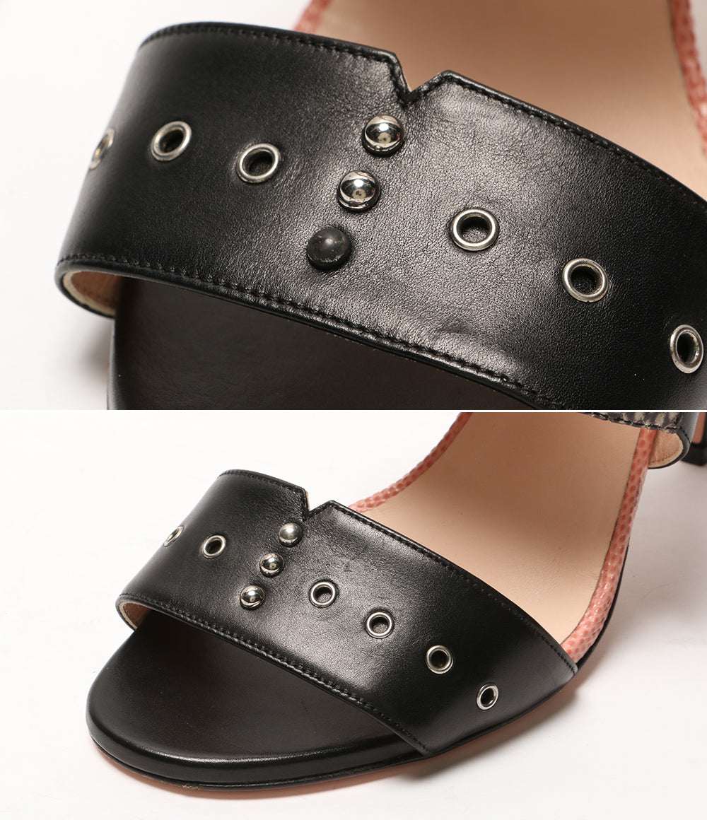 FENDI パイソン柄 スタッズ サンダル レディース SIZE 40 フェンディ