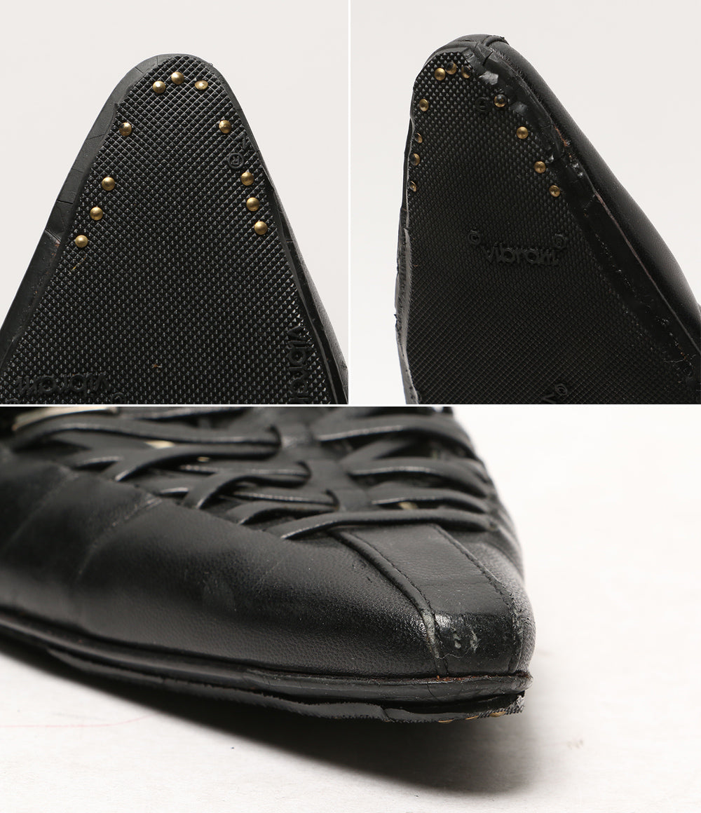 PRADA パンプス レースアップポインテッドトゥ レディース SIZE 35.5 プラダ