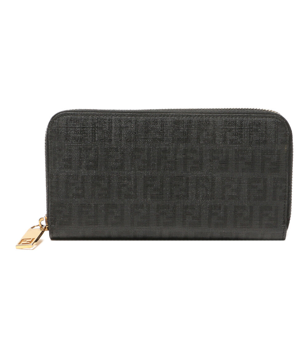 FENDI 二つ折り財布 ズッカ ラウンドジップ レディース フェンディ