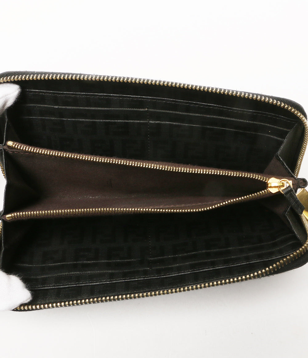 FENDI 二つ折り財布 ズッカ ラウンドジップ レディース フェンディ