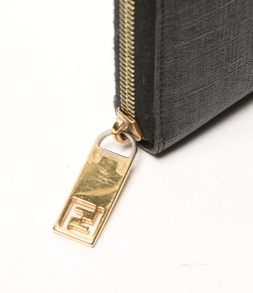 FENDI 二つ折り財布 ズッカ ラウンドジップ レディース フェンディ