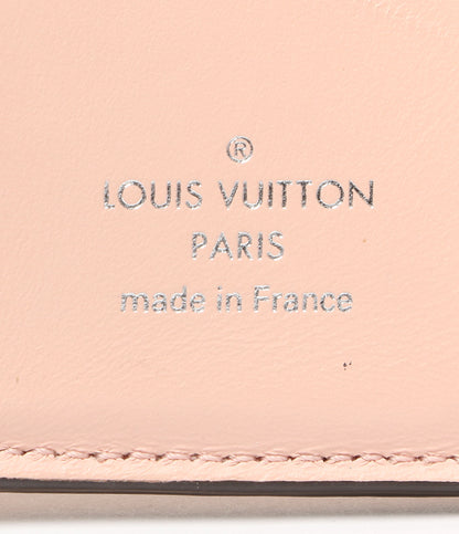 LOUIS VUITTON 三つ折り財布 マヒナ ポルトフォイユイリス XS ピンク レディース ルイ・ヴィトン