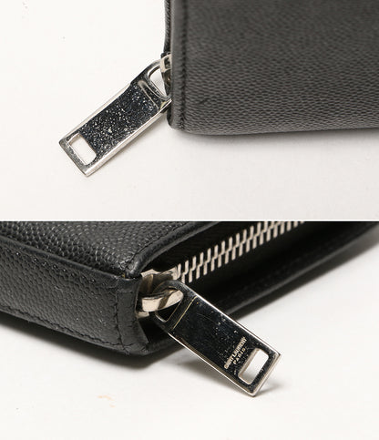 Saint Laurent 長財布 ラウンドファスナー メンズ サンローラン